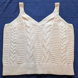 Banana Republic Ivory Knit Sweater